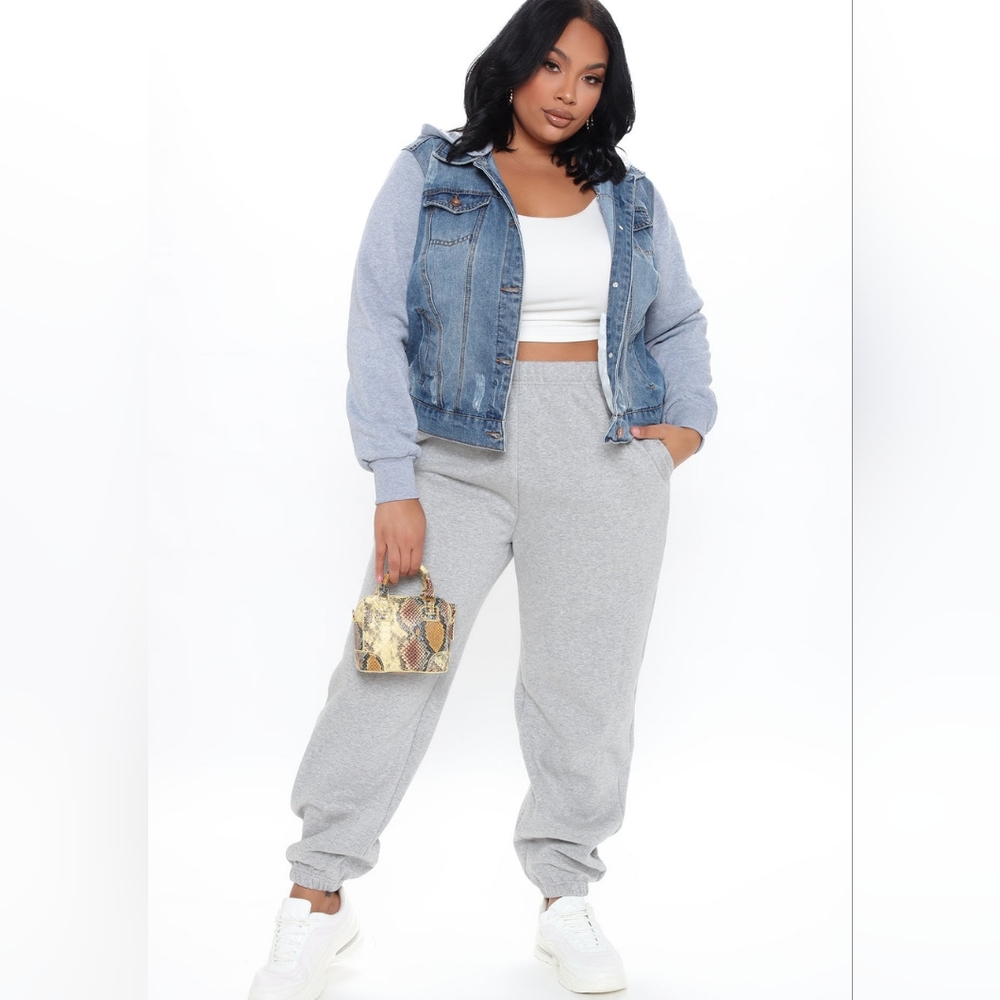 ♦️♦️DENIM JACKET - MEDIUM WASH  SZ 2X - Picture 2 of 12
